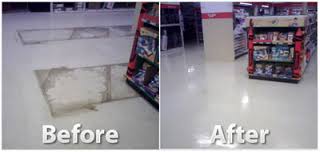 Before and After Floor Cleaning, Stripping and Waxing in Tempe, AZ